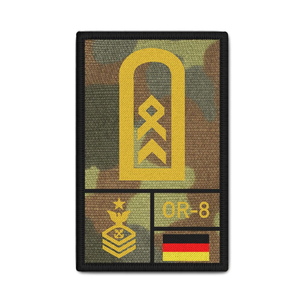 Rank Patch Bundeswehr Heer Luftwaffe Marine Flecktarn #BW-Patch
