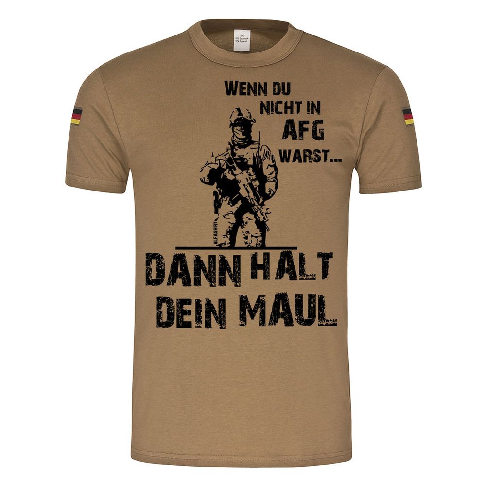 BW Tropen AFG - halt dein MAUL Afghanistan Veteran Einsatz Kontigent #21544
