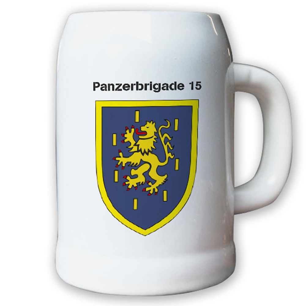 Krug / Bierkrug 0,5l -13.Bierkrug Panzerbrigade8 PzBrig8 Brigade Einheit #12977