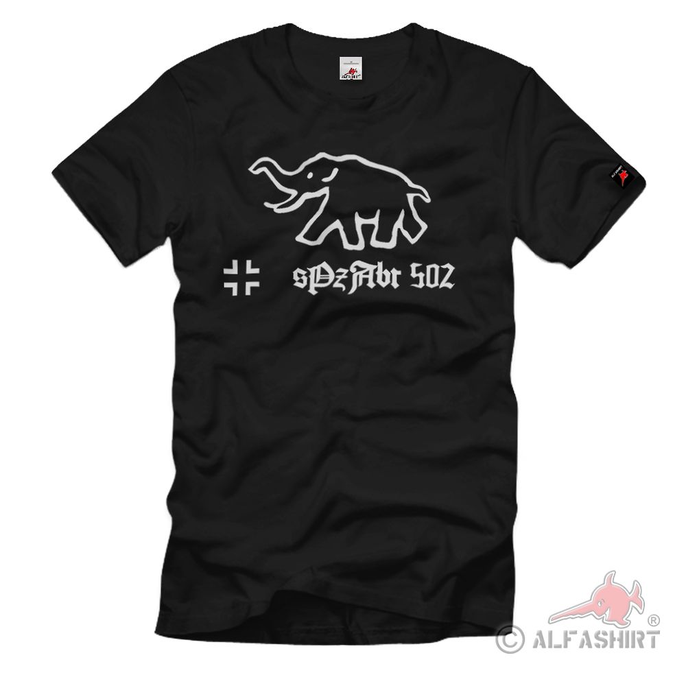 sPzAbtl 502 Schwere Panzer Abteilung Bamberg Einsatz - T Shirt #1259