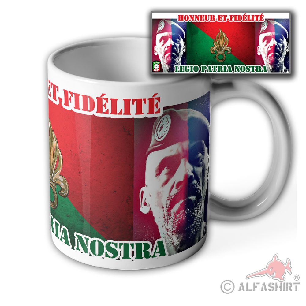 Tasse Thomas Gast Legio Patria Nostra Légion étrangère Kaffee Becher #36543