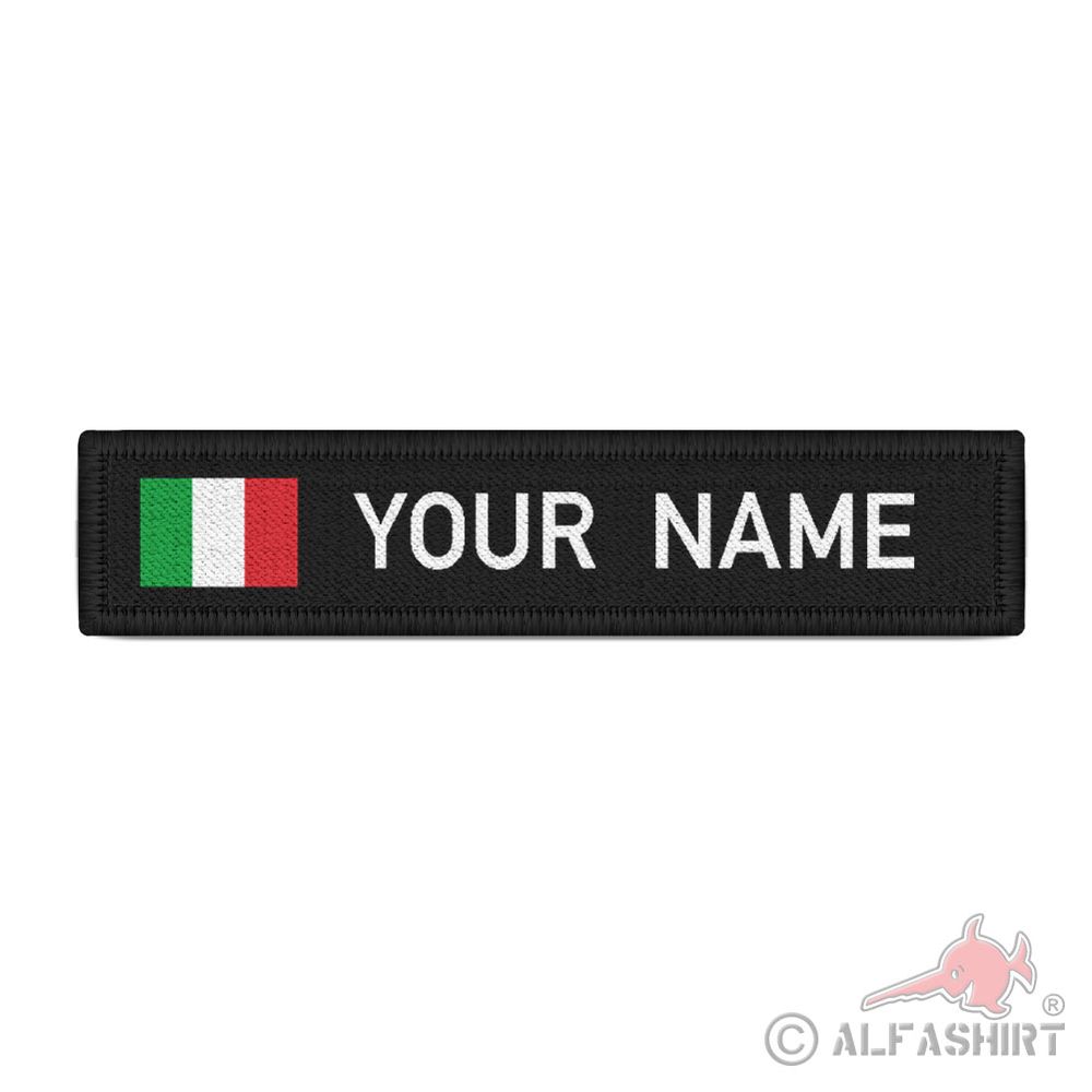 Namenspatch Italien Italia Nome della Patch Landesflagge #39317