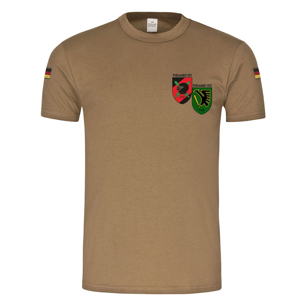 BW Tropen PzGrenBtl 131 & 132 Panzergrenadier Bataillon Tropenshirt #25942