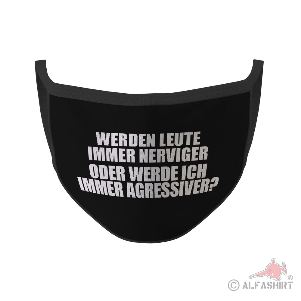 Mund Maske Leute Agressiv Menschen Idioten Fun Statement Wrds Lustig #35358