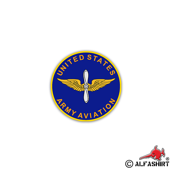 Aufkleber/Sticker United States Army US Army Aviation Fort Rucker 7x7cm A2170