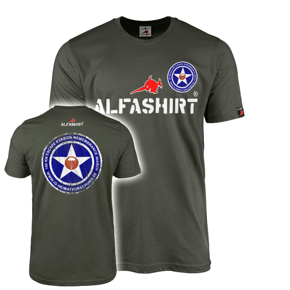100km World War II Escape Evasion & Remembrance March T-Shirt#K03823