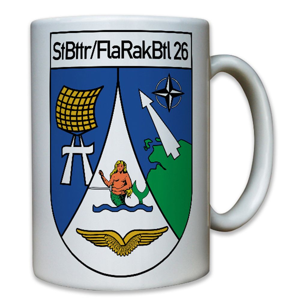 StBttr/FlaRakBtl 26 Flugabwehrraketenbataillon Bataillon Bw - Tasse #8468