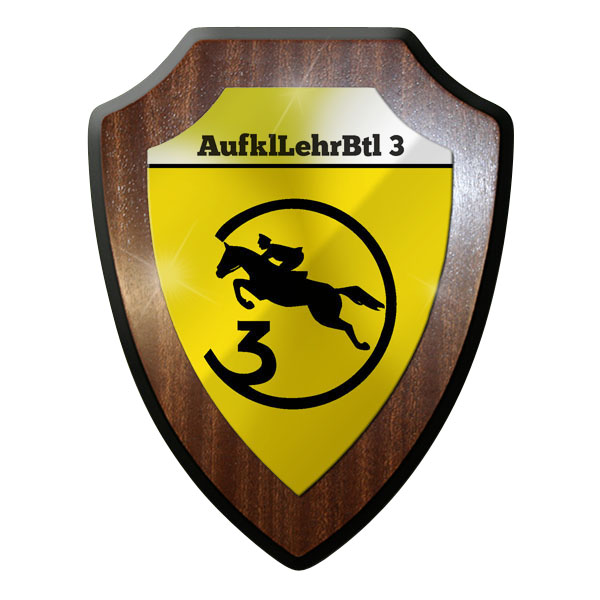 Wappenschild / Wandschild - AufklLehrBtl 3 Aufklärungslehrbataillon #8837