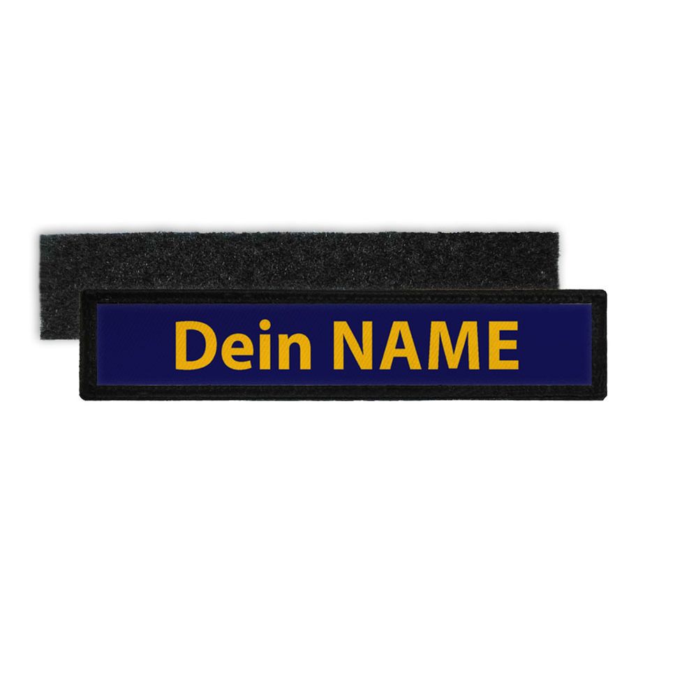 Namensschild Patch navy blau personalisierbar Namenspatch Sanitäter #26723