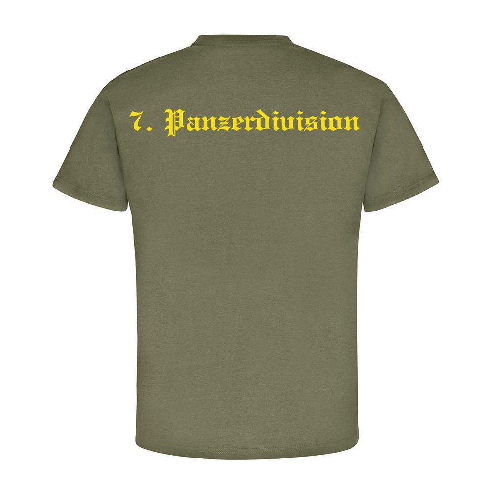 7 Pzdiv Panzerdivision Wh Wk Militärisch Taktisches  - T Shirt #3597