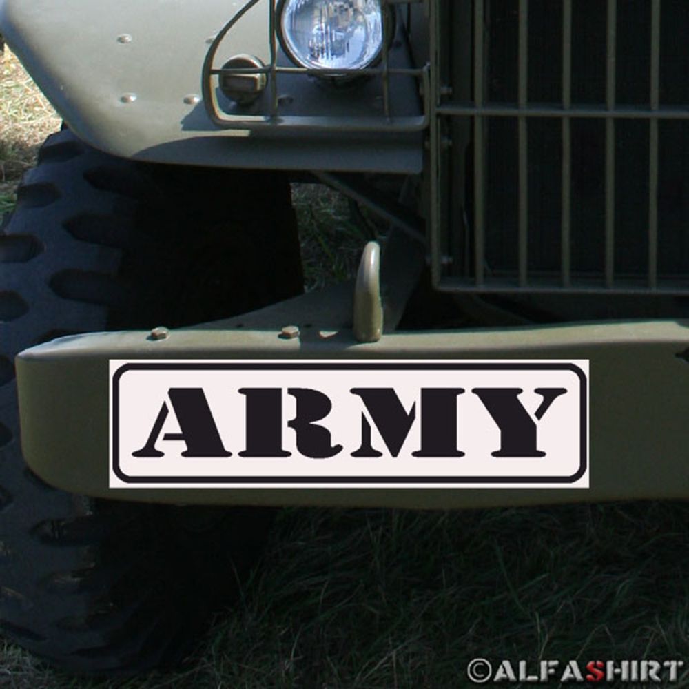 Magnetic Sign Army USA for Cars # A188