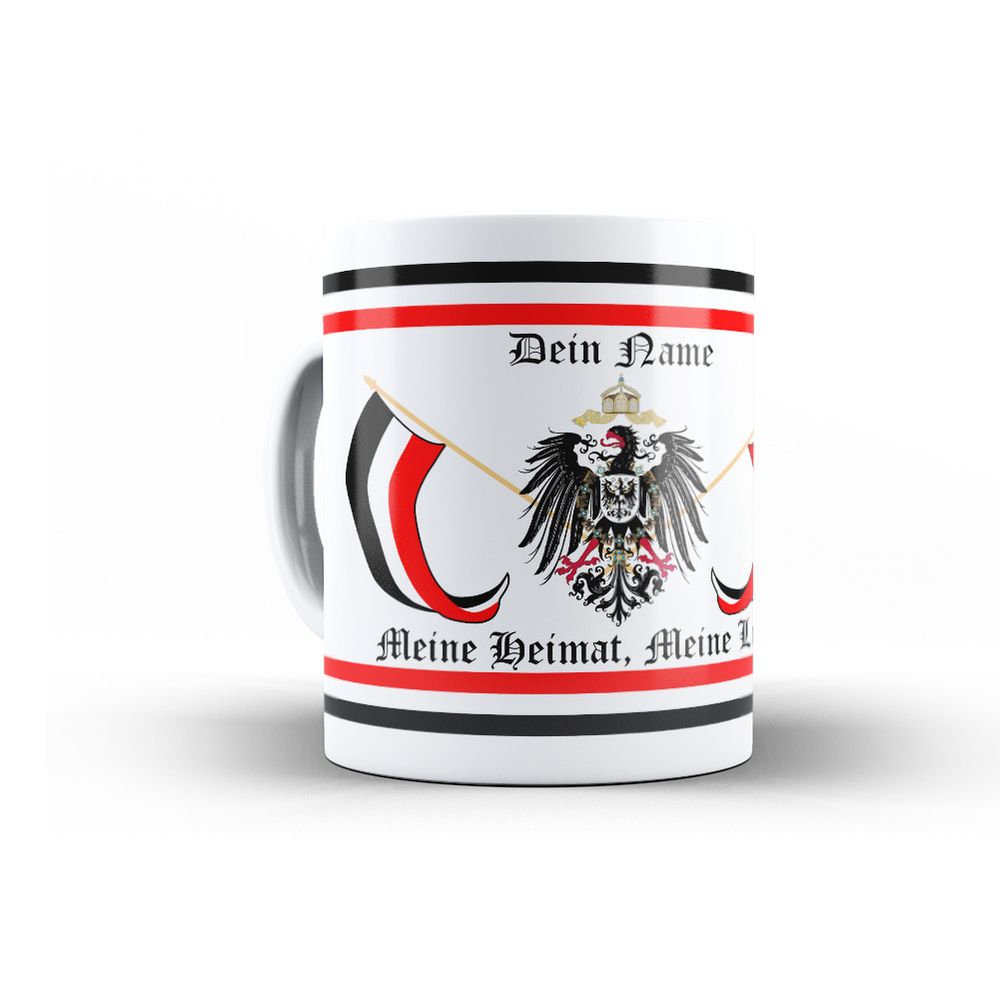 Tasse Meine Heimat Meine Liebe mit Namen- personalisiert #30744