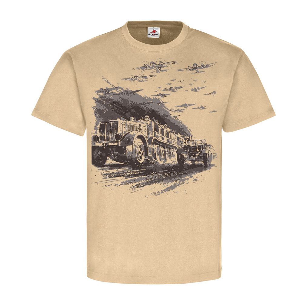 Deutsche Rüstung Halbkette Luftwaffe Heer Flugzeug Plakat Werbung T-Shirt #20445