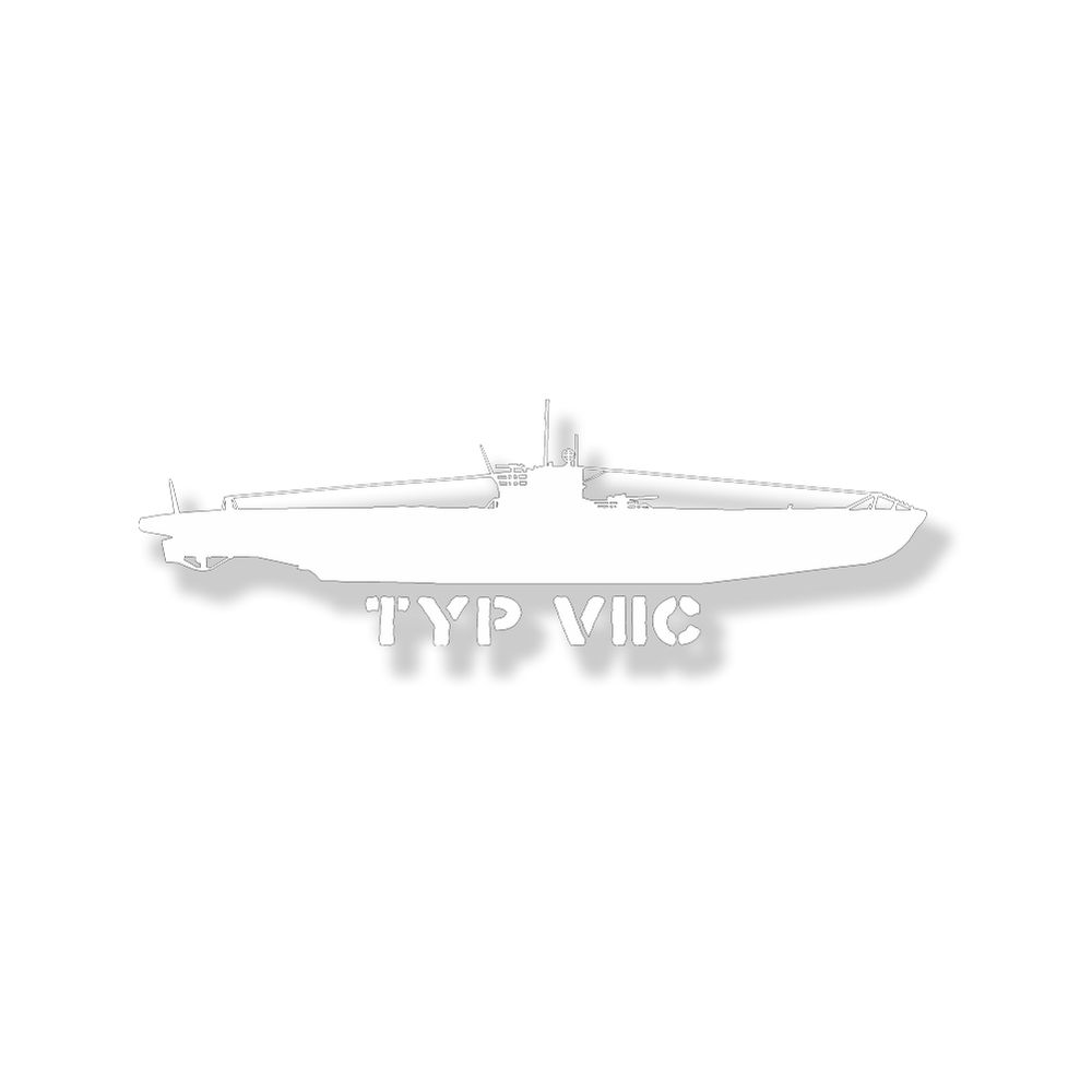 Wall sticker submarine type VII C 100x31cm # A5707