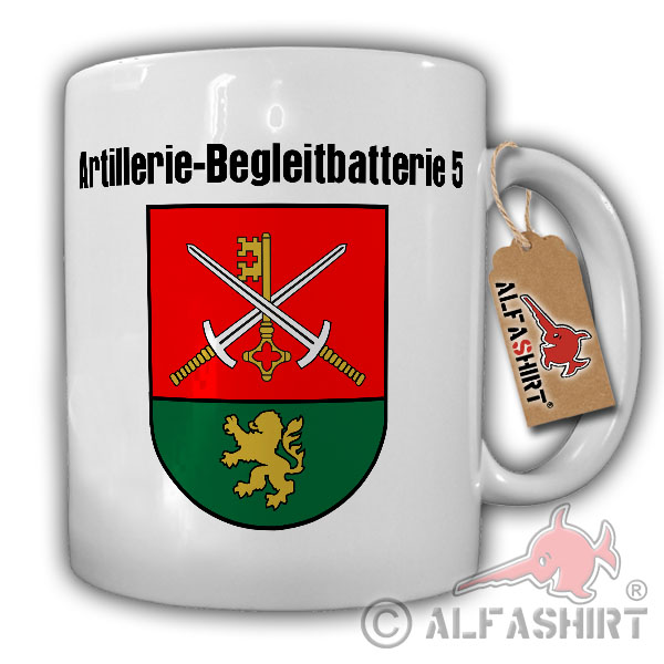 Artillerie-Begleitbatterie 5 BW BglBttr Gießen Wappen Abzeichen - Tasse #17701