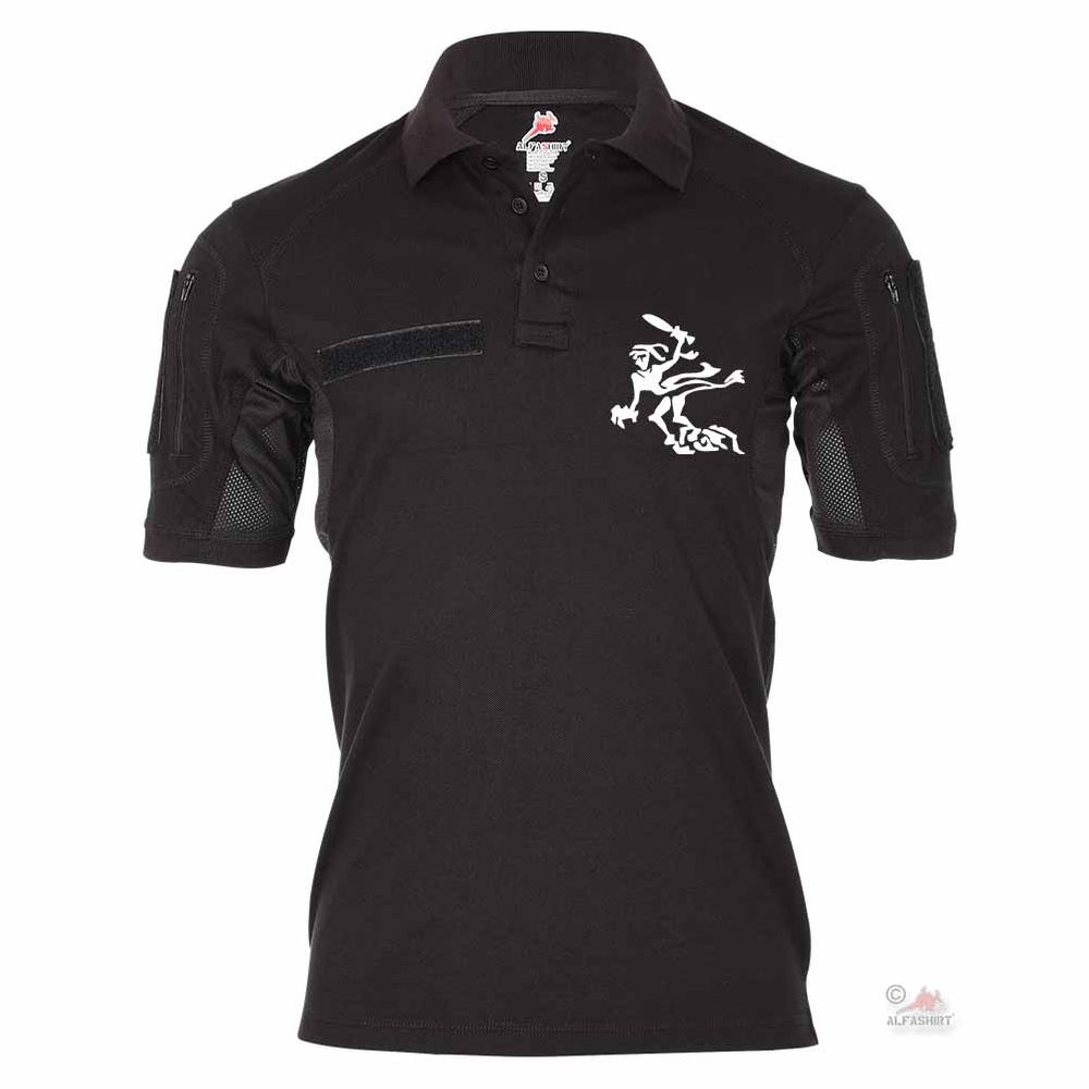 Tactical Poloshirt Alfa - Gespenster Division 7 Panzer La Wappen Abzeichen #19135 Tactical Poloshirt Alfa - Gespenster Division 7 Panzer La Wappen Abzeichen #19135
