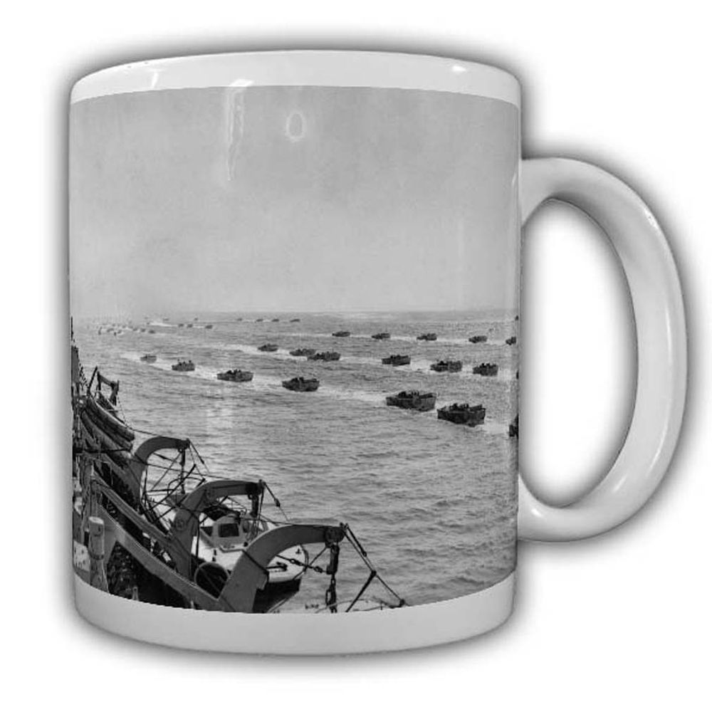 US angriff auf die Normandie 6 Juni 1944 Tasse Alliierte Army Soldaten #22551