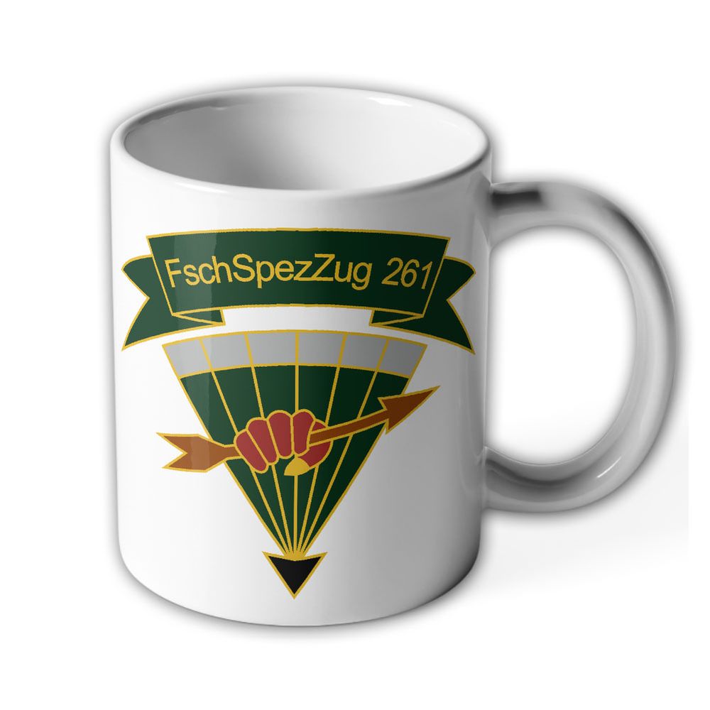 FschSpezZug 261 Bundeswehr Fallschirmjäger Spezial Einheit Wappen Tasse #8591