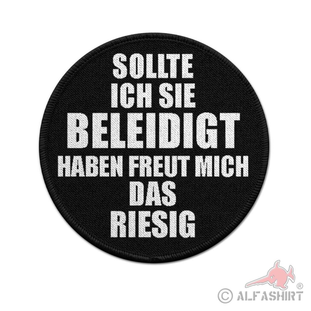 ISSO Patch 9cm Should I Have Offended You Joy #43913