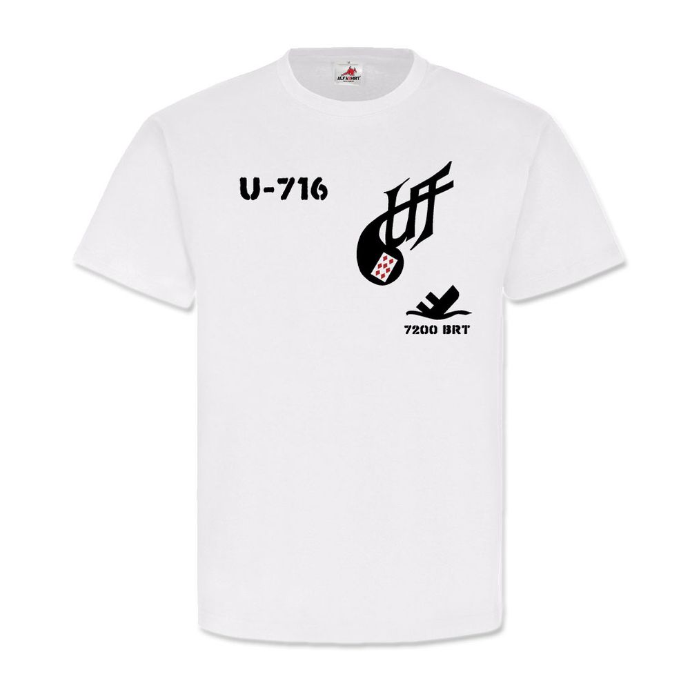 Uboot 716 U716 Militär Marine Untersee Schlachtschiff T Shirt #3189