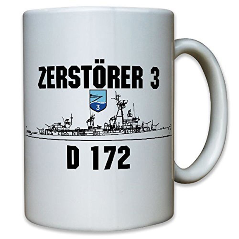 Zerstörer 3 D172 Fletcher Klasse Marine Bundeswehr Bundesmarine Tasse #12487