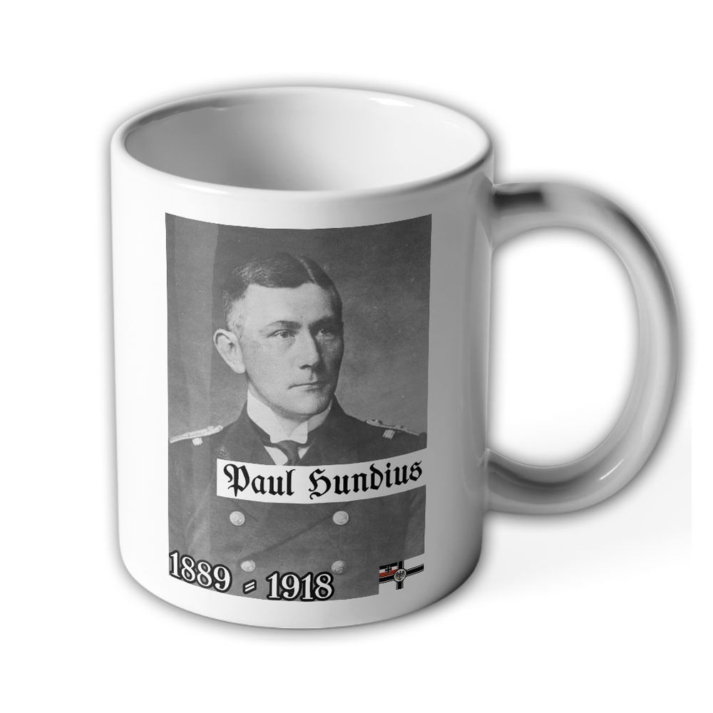 Tasse Paul Hundius Kapitänleutnant U-Boot-Kommandanten#1656