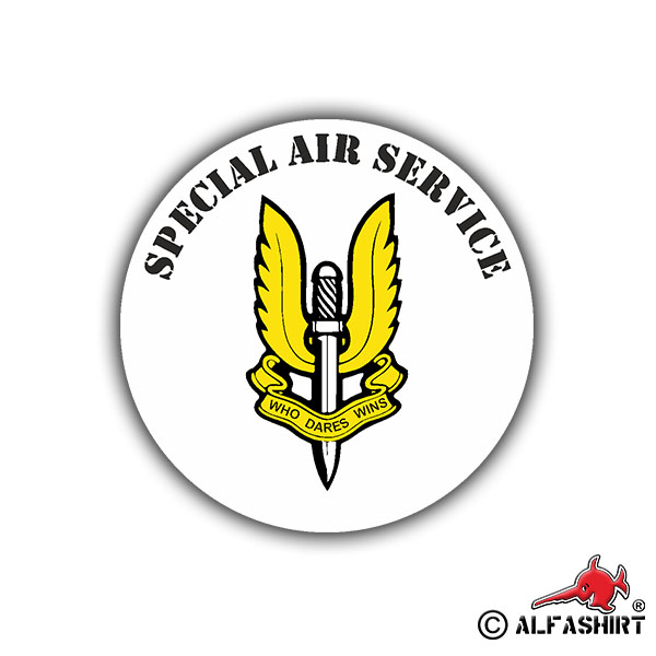 Aufkleber/Sticker Special Air service SAS Logo Army Spezialeinheit 6cm A681