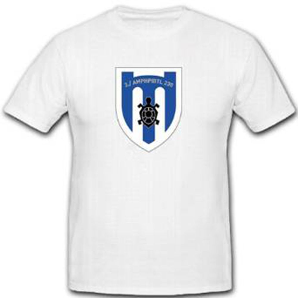 AmphPiBtl 230 Amphibisches Pionier Bataillon Deutschland Wappen - T Shirt #10148