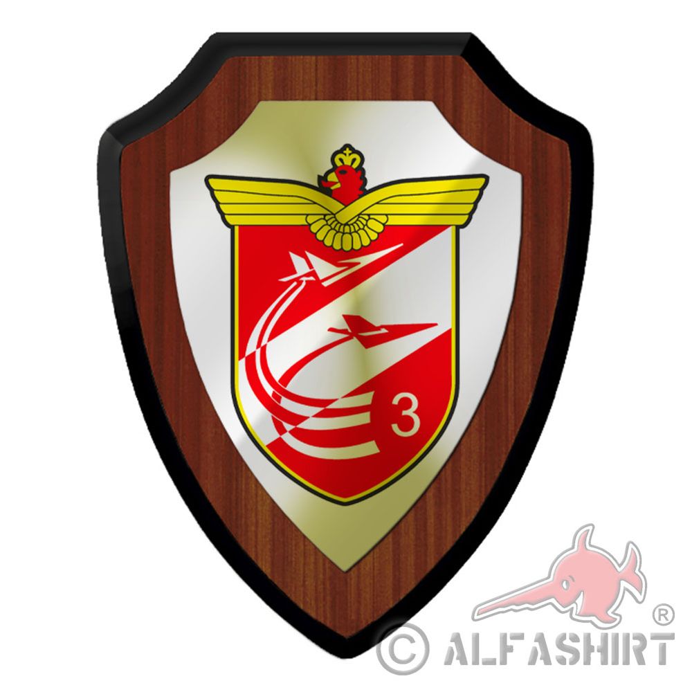 Coat of arms shield Jagdgeschwader 3 NVA DDR National Defense Army # 40733