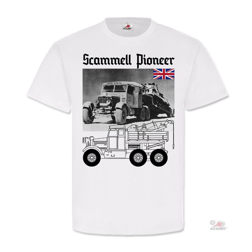 Scammel Pioneer British Army LKW Oldtimer britsche Artillerie T Shirt #25704