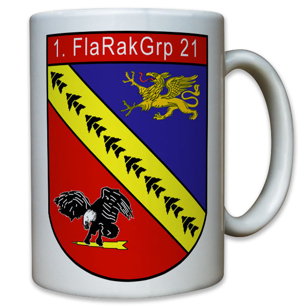 Wappen Flarak 5 21 Flugabwehr Raketen Kompanie Bataillon - Tasse #11808