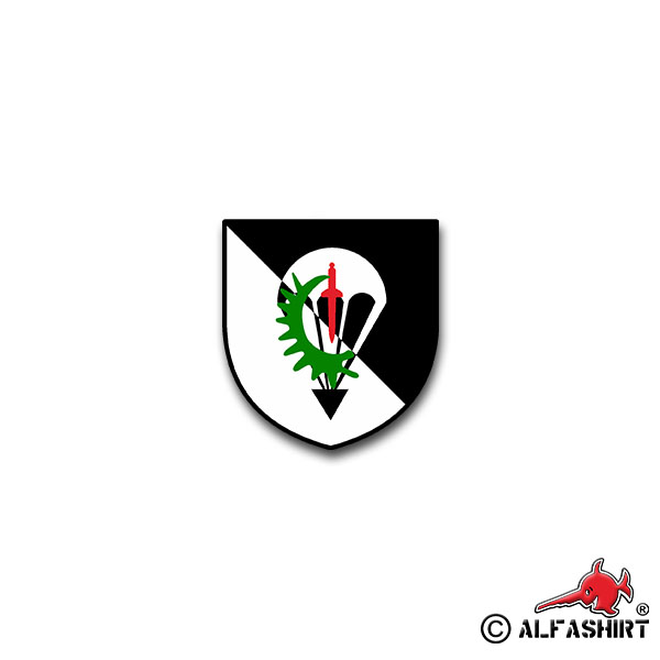 Sticker 4 FschJgBtl 252 FschJgBtl Nagold BW 7x6cm A1484