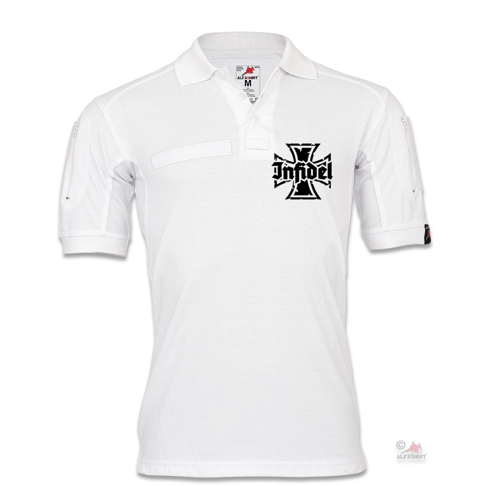 Tactical Polo Alfa Infidel Tapfer Mut Krieger Kämpfer Soldat BW #26515