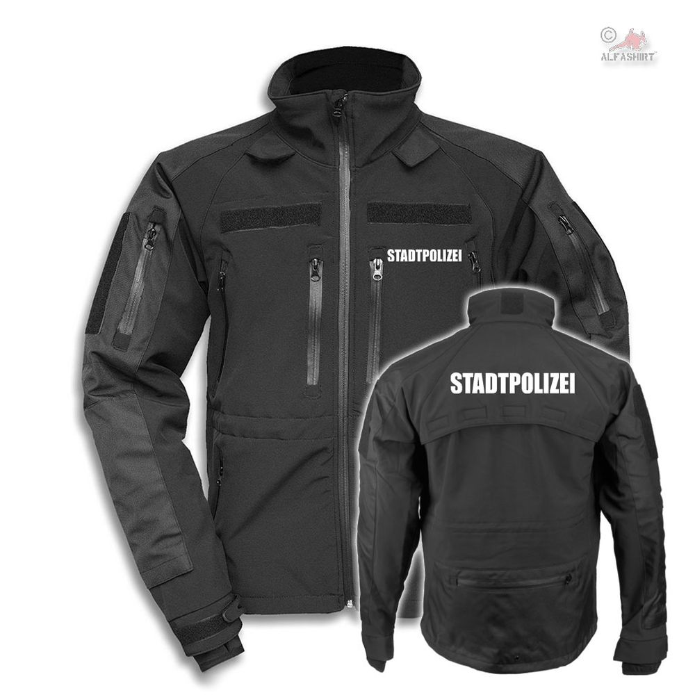 Tactical Softshell Jacke Stadtpolizei Einsatzkleidung Dienstkleidung #34968
