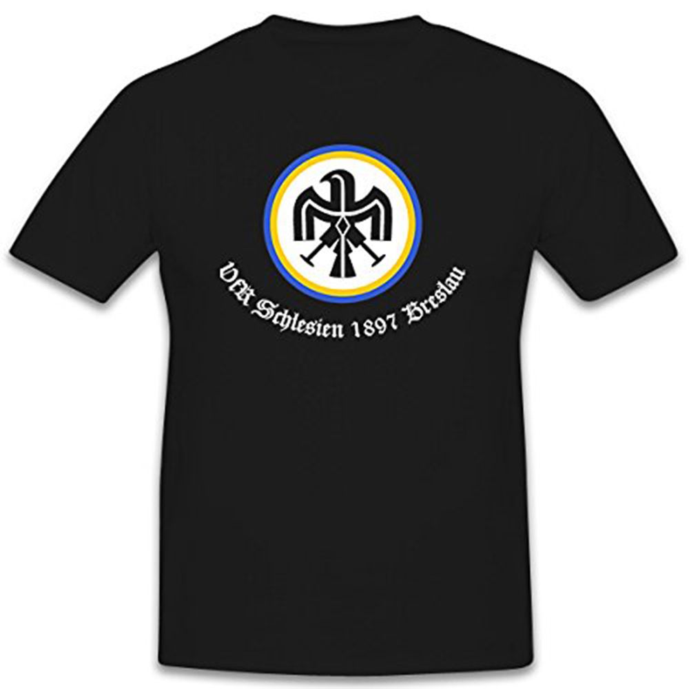 VfR Schlesien 1897 Breslau Verein für Rasenspiel Fußball Blau - T Shirt #12390