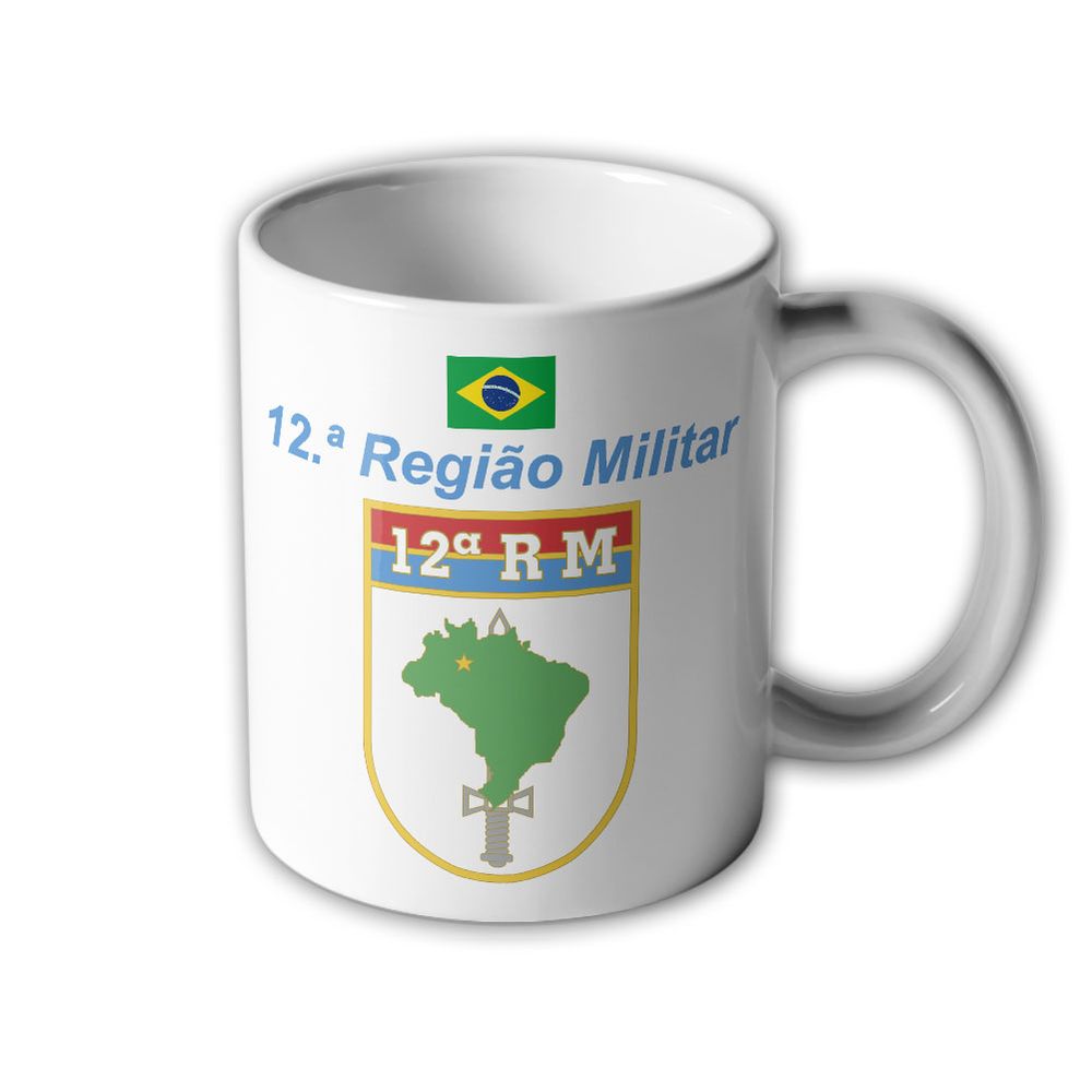12ª Regiao Militär Brasil Exército Brasileiro - Tasse Becher Kaffee #33390