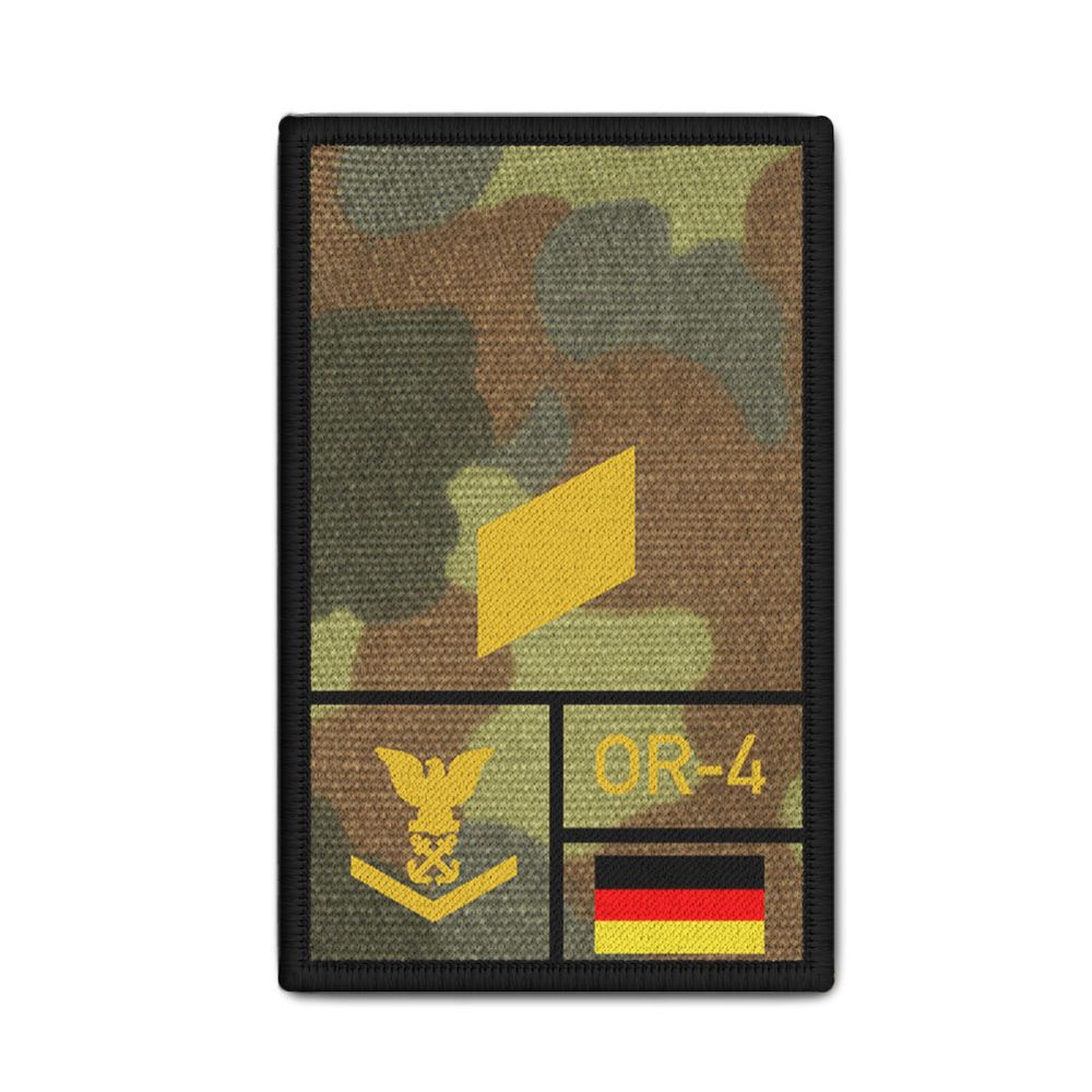 Rank Patch Bundeswehr Army Air Force Navy Flecktarn #BW patch