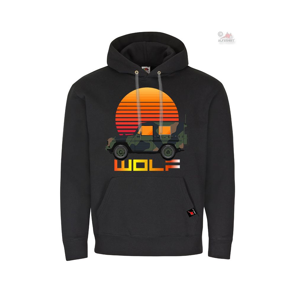 Hoodie Bundeswehr Wolf gl 250 GD Retro Pullover #602