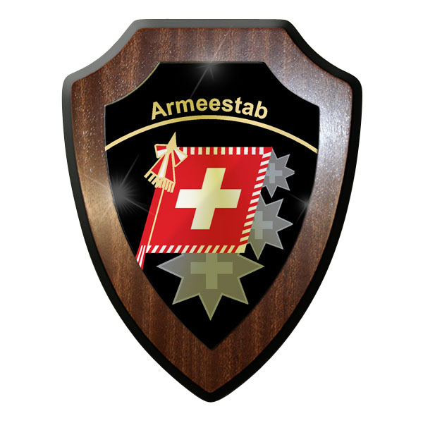 Wappenschild - Chef Armeestab C A Stab Schweizer Armee Emblem Abzeichen #11924