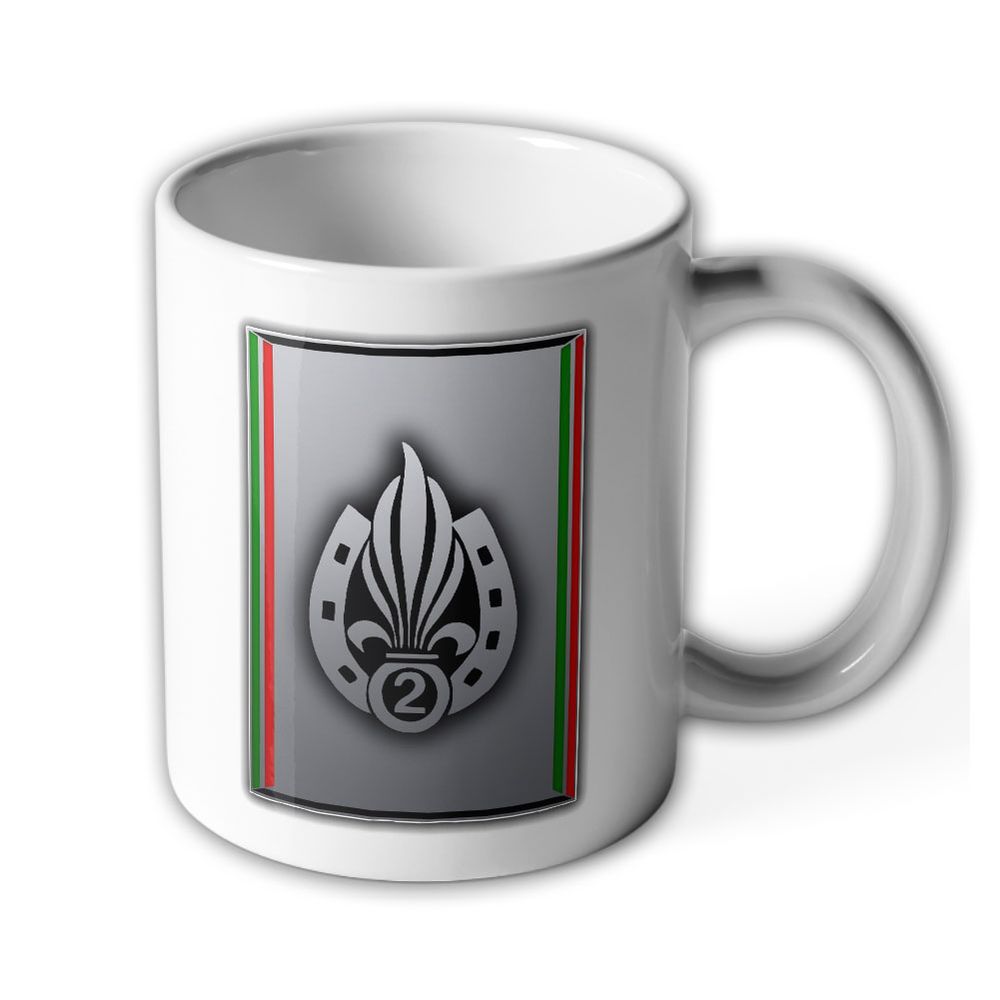 2e Régiment étranger d'infantie Frankreich Fremdenlegion Wappen - Tasse #11832
