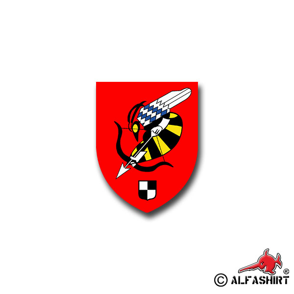 Sticker KHRgt 26 combat helicopter regiment Army aviator 7x5cm A1068