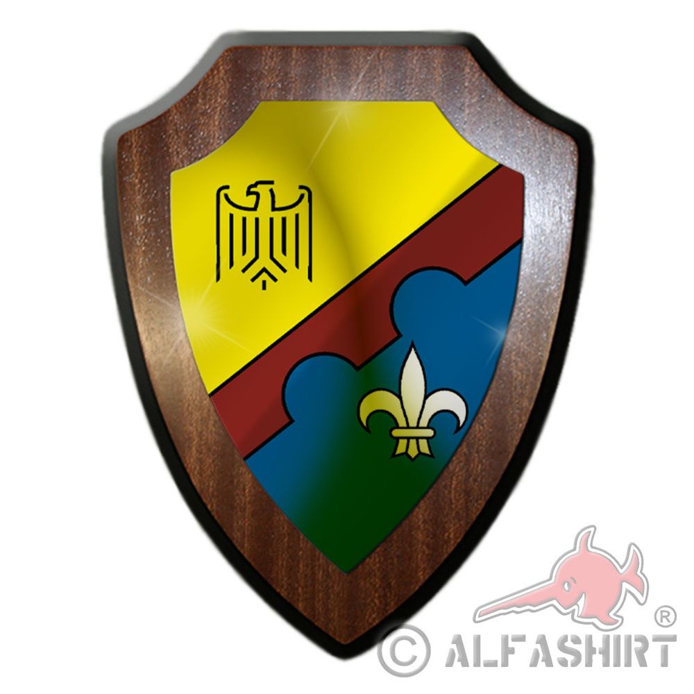 Heraldic shield DtDelFRA Germany France Delegation Bundeswehr # 36430