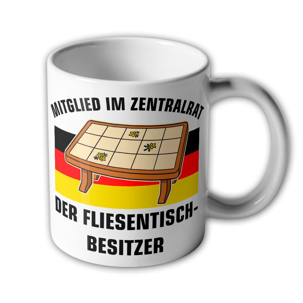 Tasse Fliesentisch Zentralrat Fliesentischbesitzer Meme Kachel Tisch 80er 90er  #47018 Tasse Fliesentisch Zentralrat Fliesentischbesitzer Meme Kachel Tisch 80er 90er  #47018