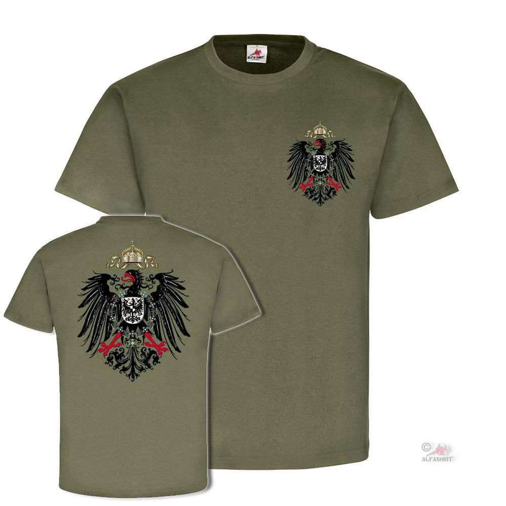 Prussia Eagle Type Wilhelm Heimat Coat of Arms Animal Berlin - T Shirt # 18575