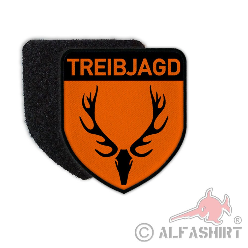 Patch Treibjagd Jäger Jagd Drückjagd Verband Abzeichen Emblem #36561