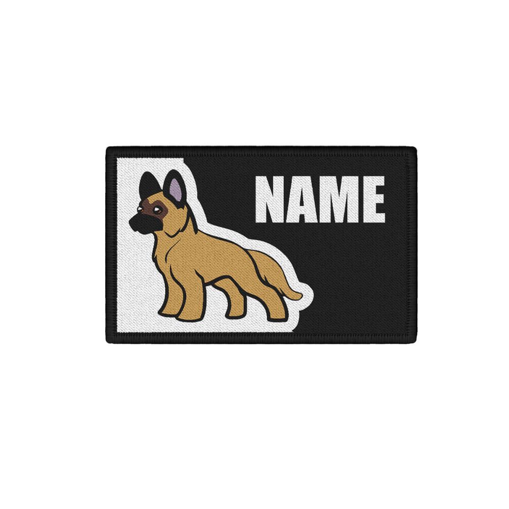 Patch Belgischer Schäferhund Name Diensthund Einsatz personalisierbar #44854
