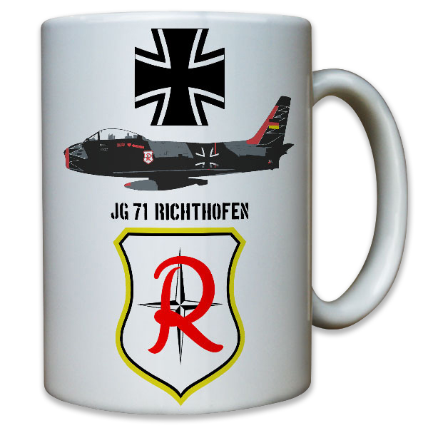 JG 71 Jagdgeschwader 71 Richthofen Jagdflieger Düsenjäger Luftwaffe Tasse #8786