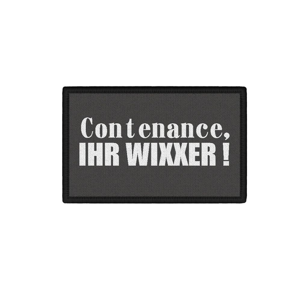 Rectangle Patch Contenance, your wixxer quote quote Fun Funny 7.5x4.5cm # 34722