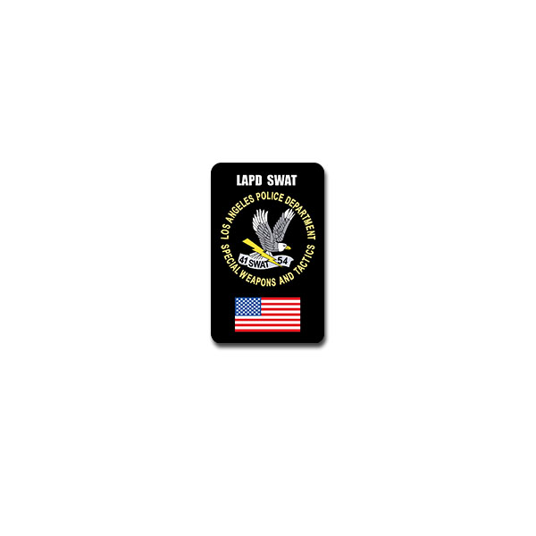 LAPD SWAT Aufkleber Los Angeles Police Department Special 12,5x20cm #A5031