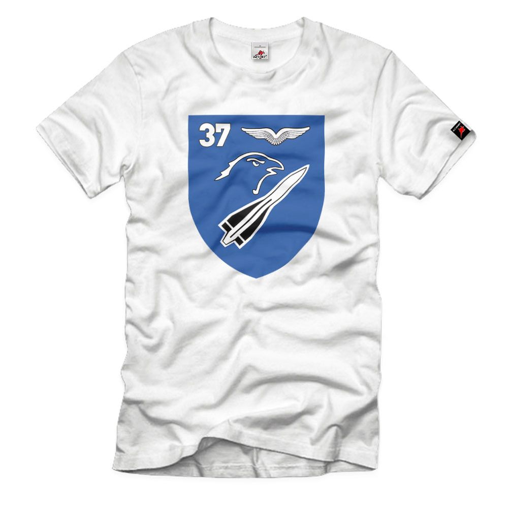 Flugabwehr Bundeswehr Bund Bw Fla Rak Btl 37 Rakete Hawk Wappen - T Shirt #8484